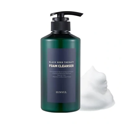 Image of EUNYUL Blackseed Foam Cleanser 500ml Korean Skincare Cosmetics Pump type Large Size Cleansing for Deep &amp; Hydration after face washing Gel