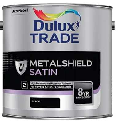 Image of Dulux Trade Metalshield Satin Black 2.5L