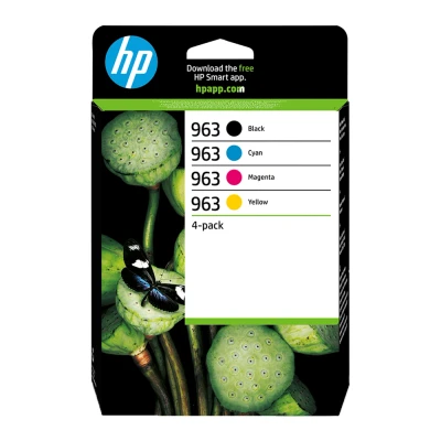 Image of HP 963 4 pack Black/Cyan/Magenta/Yellow Original Ink Cartridges