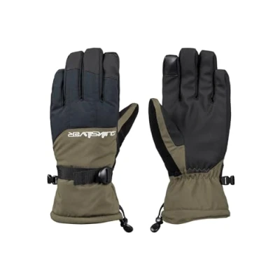 Image of Quiksilver Mission Gloves, Men&#039;s, Size: Small, Brown