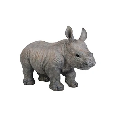 Image of Hi Line Gift Ltd Baby Rhino Statue