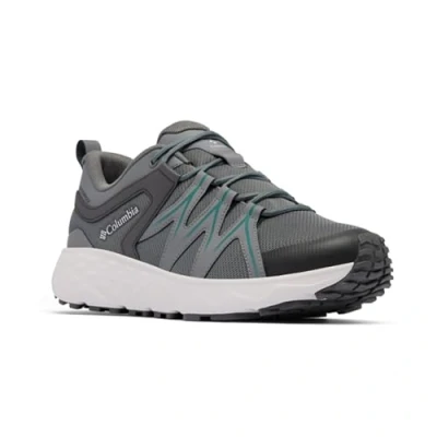 Image of Columbia Peakfreak ROAM Waterproof Hiking shoes, Men&#039;s, Size: 7, Grey steel/river blue Leather/synthetics