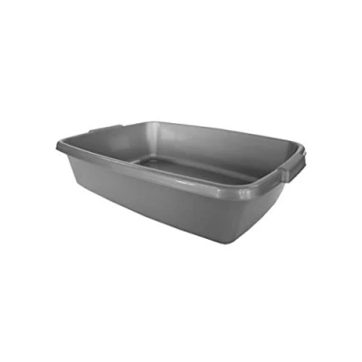Image of Thumbs Up Deluxe Cat Litter Tray Silver