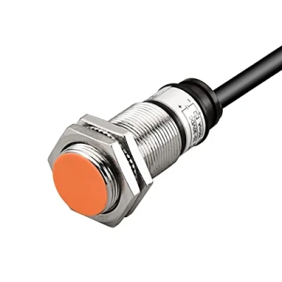 Image of Heschen Inductive Proximity Sensor Switch, PR18 5DP2, Cylindrical Type, 5mm Sensing, M18 Round, 12 24VDC 3 Wire, Shielded, PNP, NC(Normally Closed) CE