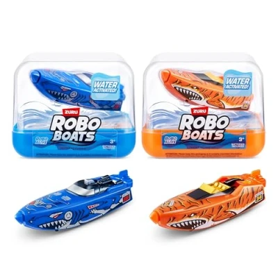 Image of Robo Alive 71123B ZURU, Tiger Shark, 2 Pack, Boats