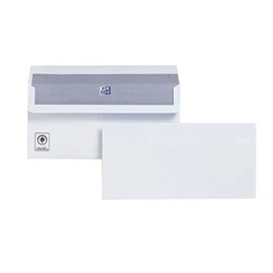 Image of Plus Fabric Press Seal Wallet White Envelopes DL [Pack 500] H25470