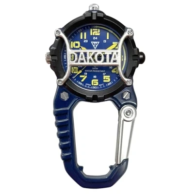 Image of Dakota Cage Clip Microlight, Watch, Flashlight and Watch with Dial Protection, Outdoor Gifts for Men Women, Use Fishing Hunting, Tactical LED Flashlight, On