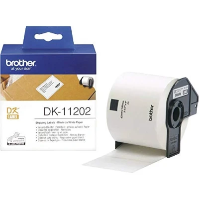 Image of Brother DK44605 Removable Adhesive Labels Yellow Roll (6.2 cm x 30.5 m) 1 roll(s)