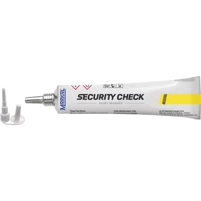 Image of Security Check Paint Marker, Yellow, 50ml Markal