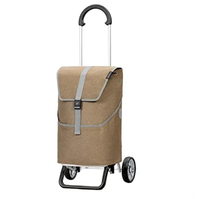 Image of ANDERSEN Scala Shopper Plus Mikkel Shopping Trolley 37 L Beige Backpack Thermal Versatile Aluminium Foldable Lightweight Removable Wheels