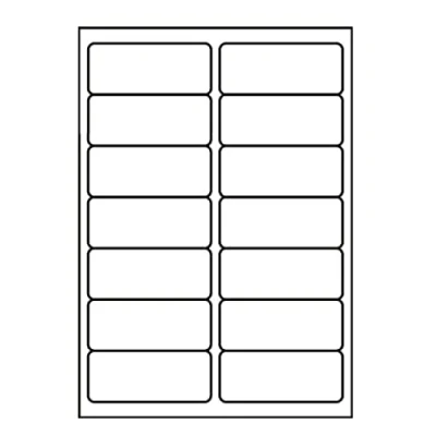 Image of 14 Labels Per Sheet A4 Address Self Adhesive Mailing for Postage Inkjet Laser Printers Printable Sticky 99x38mm (200 Sheets)