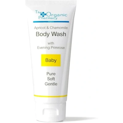 Image of The Organic Pharmacy Apricot &amp; Chamomile Baby Body Wash 100ml