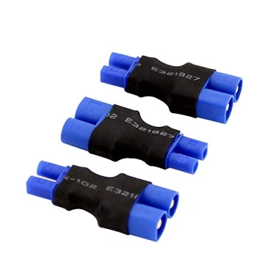Image of BDHI 3pcs No Wires Connector: Male EC3 to Female EC2 Lipo Battery Adapter(BDHI 80)