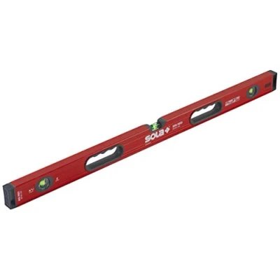 Image of SOLA LSB36 Big Red Aluminum Box Beam Level with 3 60% Magnified Vials, 36 Inch