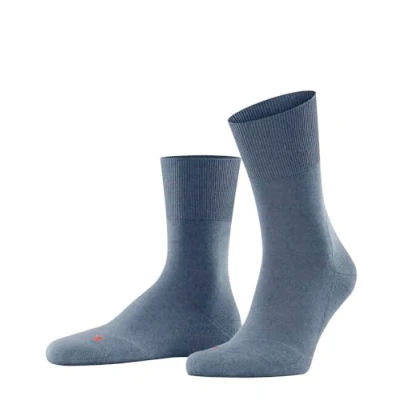 Image of Falke RUN Unisex Anatomical Plush SOLE Sports socks, Size: 6 7.5, Blaugrau