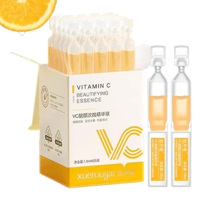 Image of Vitamin C Serum for Face,Hydrate and Firm Skin,Moisturizing E,Smoothing Dry/Sensitive Skin Dull Dry Skin,Face Women,25 Ampoules