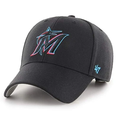 Image of 47 Brand Relaxed Fit Cap MVP Miami Marlins black