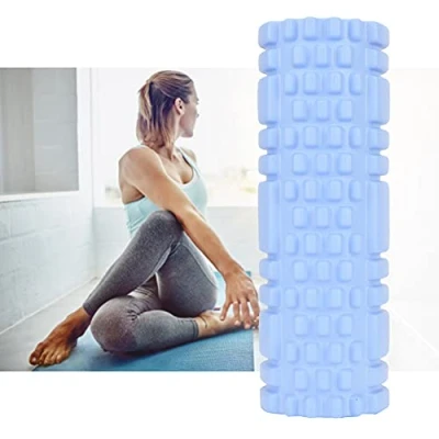 Image of Foam Massage Roller, Yoga Column Roller EVA Muscle Relieve Point for Gym Fitness Equipment Painful Tight Muscles, Deep Relaxation