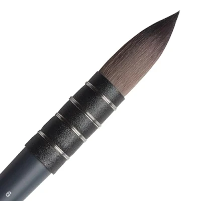 Image of Winsor &amp; Newton Professional Watercolour Brush, Synthetic, Gray, Eichhörnchen Mittel