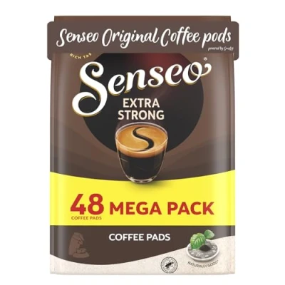 Image of Senseo Coffee Pods 48 Different Flavor Imported From Netherlands (Extra Dark Roast, 48) by