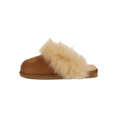 Image of Shepherd Slippers chestnut, Women&#039;s, Size: 6, Chestnut Leather