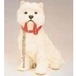 Image of Lesser &amp; Pavey Sitting Walkies Westie, White, h17cm