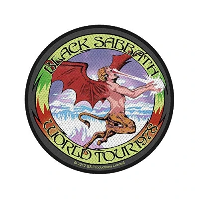 Image of Black Sabbath Sew on Patch: World Tour &#039;78