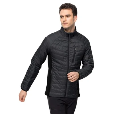Image of Jack Wolfskin Men&#039;s Routenburn Pro Coat, Black, L