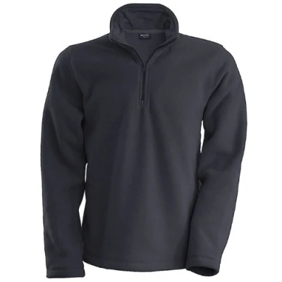 Image of Kariban Mens Enzo 1/4 Zip Fleece Top (XL) (Convoy Grey)