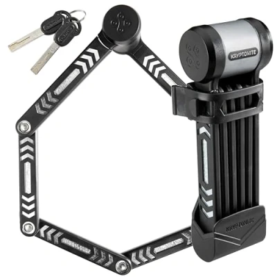 Image of Kryptonite Kryptolok 685 Folding Lock 6 mm x 85 cm,Black