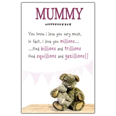 Image of Mummy Birthday Card, Nice Words Card Mummy, Happy Cute Greetings For Cards