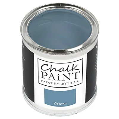 Image of Chalk Paint Everything® Oceano (Ocean Blue) 750 ml Water Based for Shabby Chic Furniture, Décor, and Upcycling Projects Non Toxic, Easy to Apply