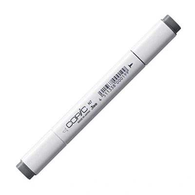 Image of Copic Classic Coloured Marker Pen (N 7) Neutral Gray No.7, For Art &amp; Crafts, Colouring, Graphics, Highlighter, Design, Anime, Professional Beginners, Supplies Colouring Books