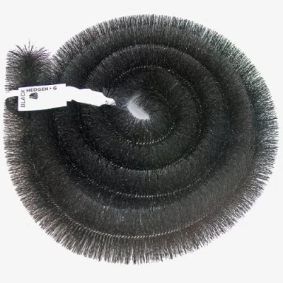 Image of Hedgehog Gutter Brush Leaf Guard 150mm x 4m Length Black