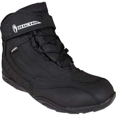 Image of Richa Slick Urban Short Paddock Waterproof Touring Motorcycle Boots Black 41