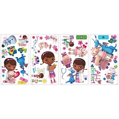Image of RoomMates Children&#039;s Repositionable Disney Wall Stickers, Multi Colour