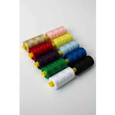 Image of Gutermann 120 All Purpose Dark Coloured Thread Set Premium Quality Polyester for Sewing and Crafting Machine/Hand