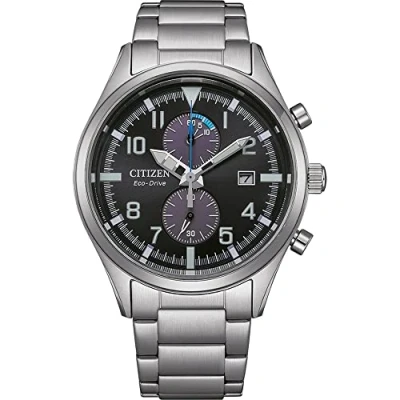 Image of Citizen Men Chronograph Japanese Quartz Watch with Stainless Steel Strap CA7028 81E