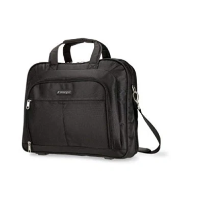 Image of Kensington Laptop Case Simply Portable 15.6 Inch Deluxe Topload for Men &amp; Women with Carry Handle Shoulder Strap (K62560EU)