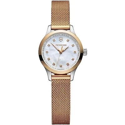 Image of Victorinox Women&#039;s Alliance XS Analogue Quartz Swiss Made Stainless Steel Watch 241879