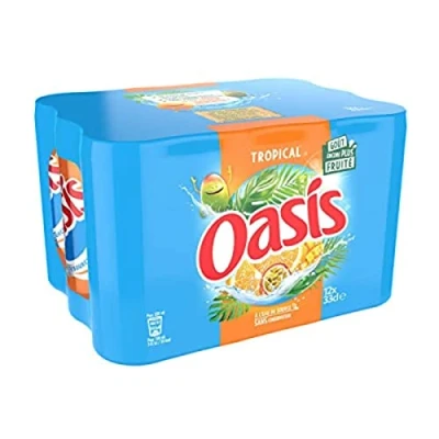 Image of Oasis Tropical Spring Water Fruit Drink 12 x 330 ml