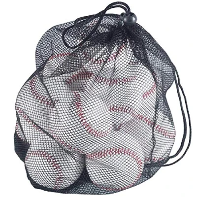 Image of Tebery 12 Pack Standard Size Soft Baseballs, Official League Individual Baseball, Unmarked &amp; for Bating Practice