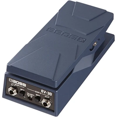 Image of BOSS Ev 30 Dual Expression Pedal, Space Saving Pedal with A Rugged Die Cast Aluminum Body