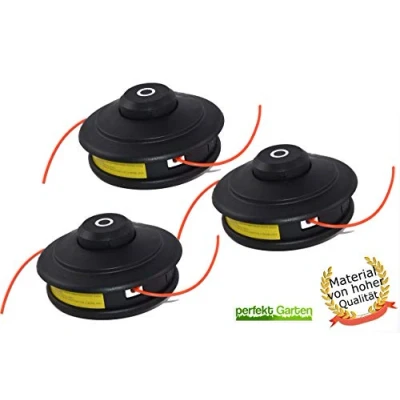 Image of 3 x Professional Double Trimmer Head, automatic spool, cord spool for Fuxtec Motorsense