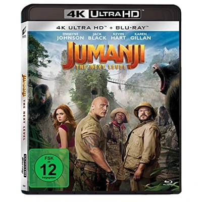 Image of Jumanji The Next Level (4k Ultra HD+Blu Ray) [Import]