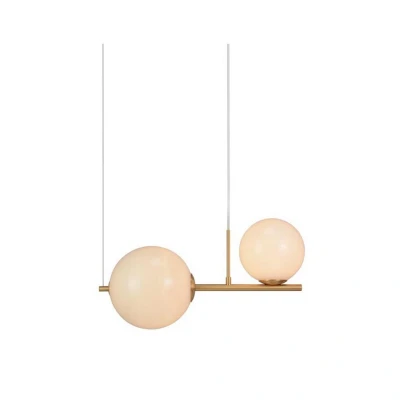 Image of Idalium Ceiling Pendant Light 2x E27 Gold