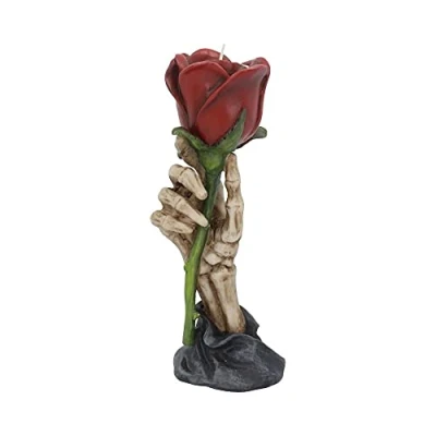Image of Nemesis Now Eternal Flame Tealight Holder 20.5cm Red, Resin