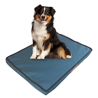 Image of Ellie Bo Medium Memory Foam Dog Bed for 30 inch Cage/Crate Green Waterproof