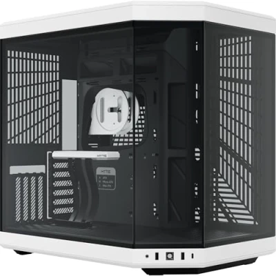 Image of Hyte Y70 Mid Tower Case White (E ATX/ATX/M ATX/M ITX)
