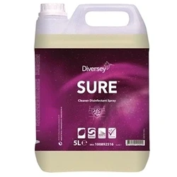 Image of Diversey 100892516 Sure Cleaner DISINFECTANT Spray SPRAY, Eco Friendly and 100% biodegradable 5 Litre